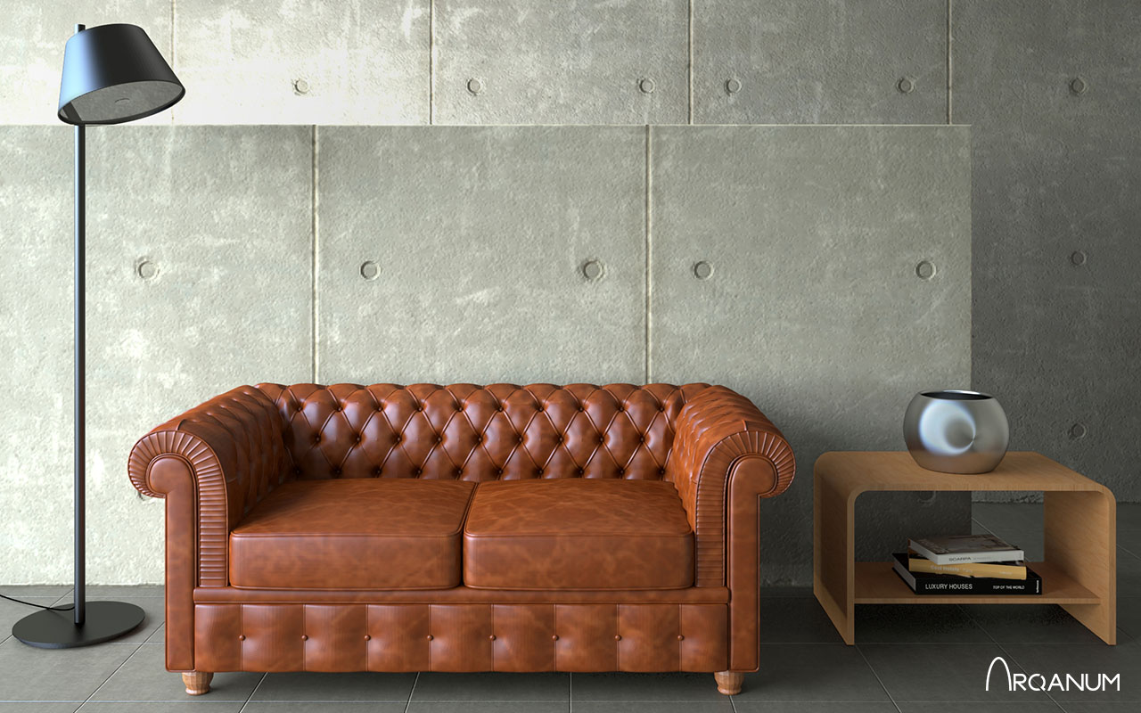 House in Barcelona, living room